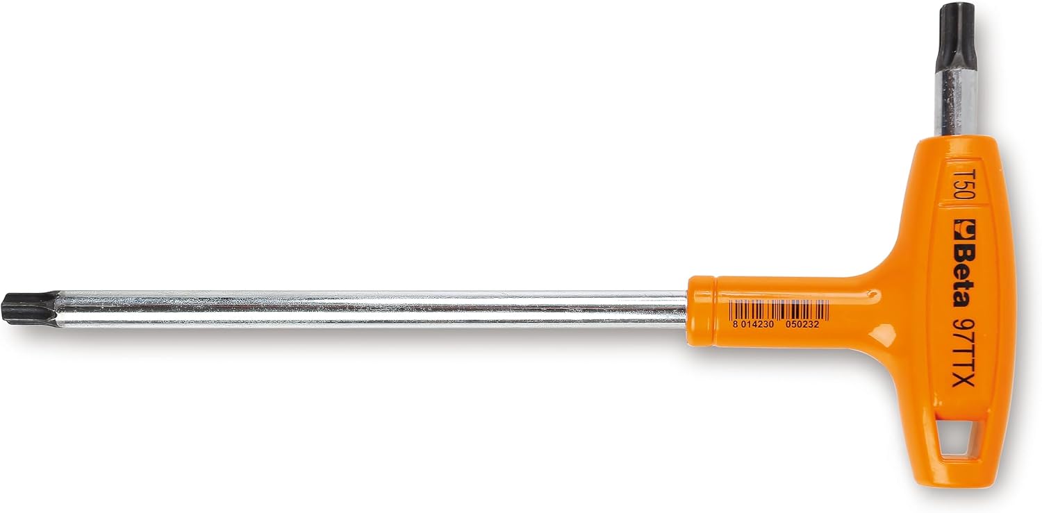 Detalle de Beta 970791 97 TTX/D6-6 klucze Torx z uchwytami, T10–T40, 6 sztuk