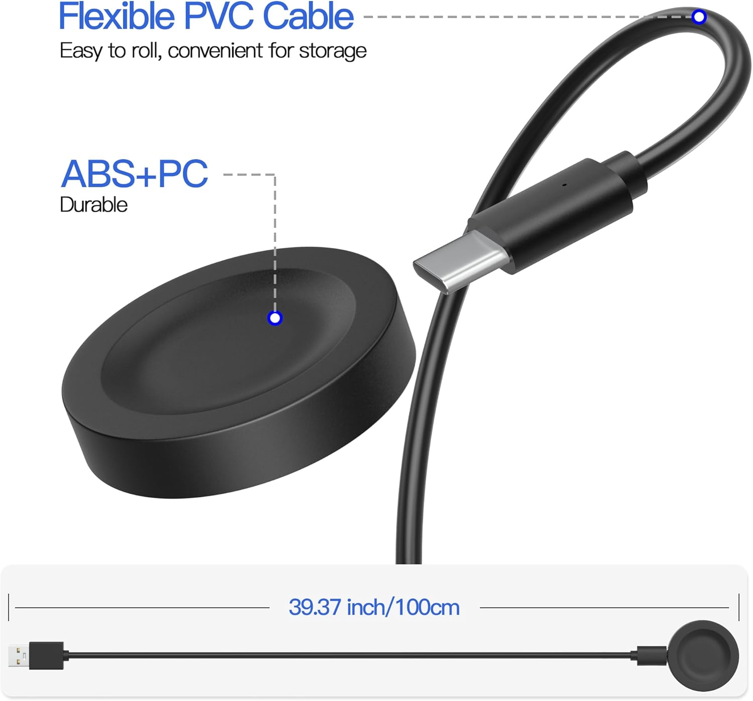 Thumbnail 3 de AWINNER Huawei Watch Charger Cable