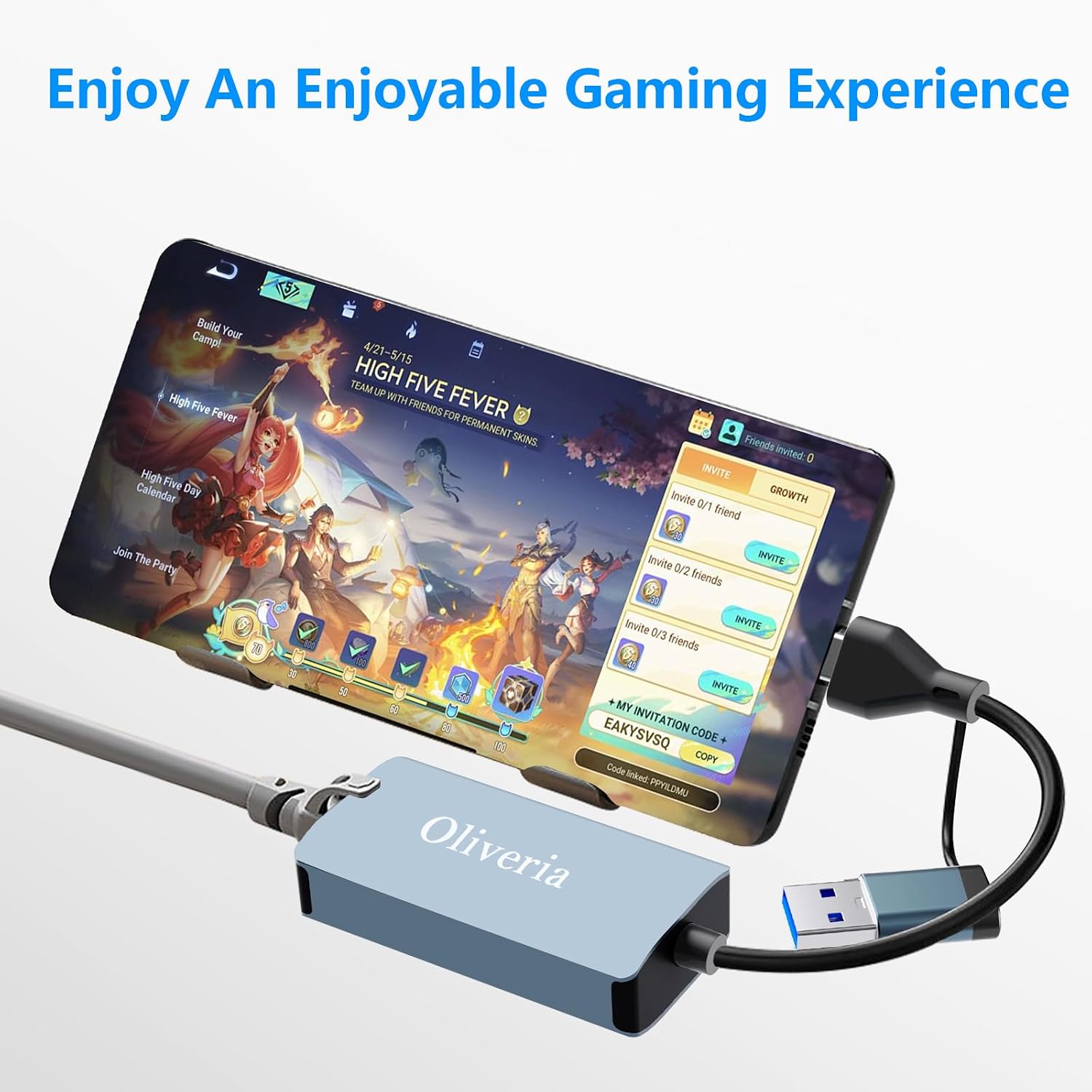 Thumbnail 5 de Oliveria 2.5G USB LAN Adapter