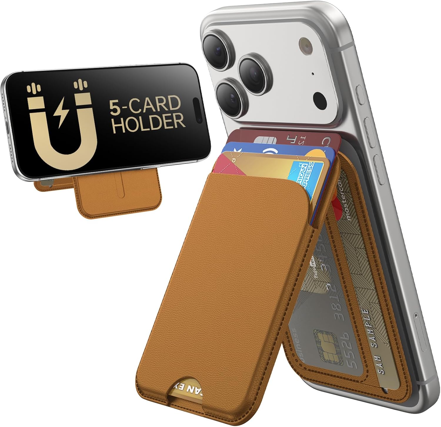 Thumbnail 6 de TWZKG MagSafe Wallet 5‑Card Stand, RFID