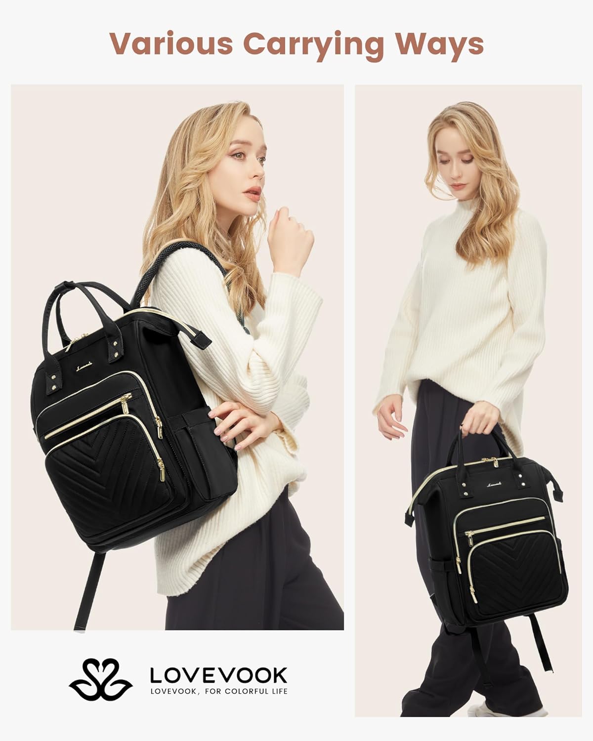 Thumbnail 1 de LOVEVOOK Rucksack Laptop 15,6 Zoll