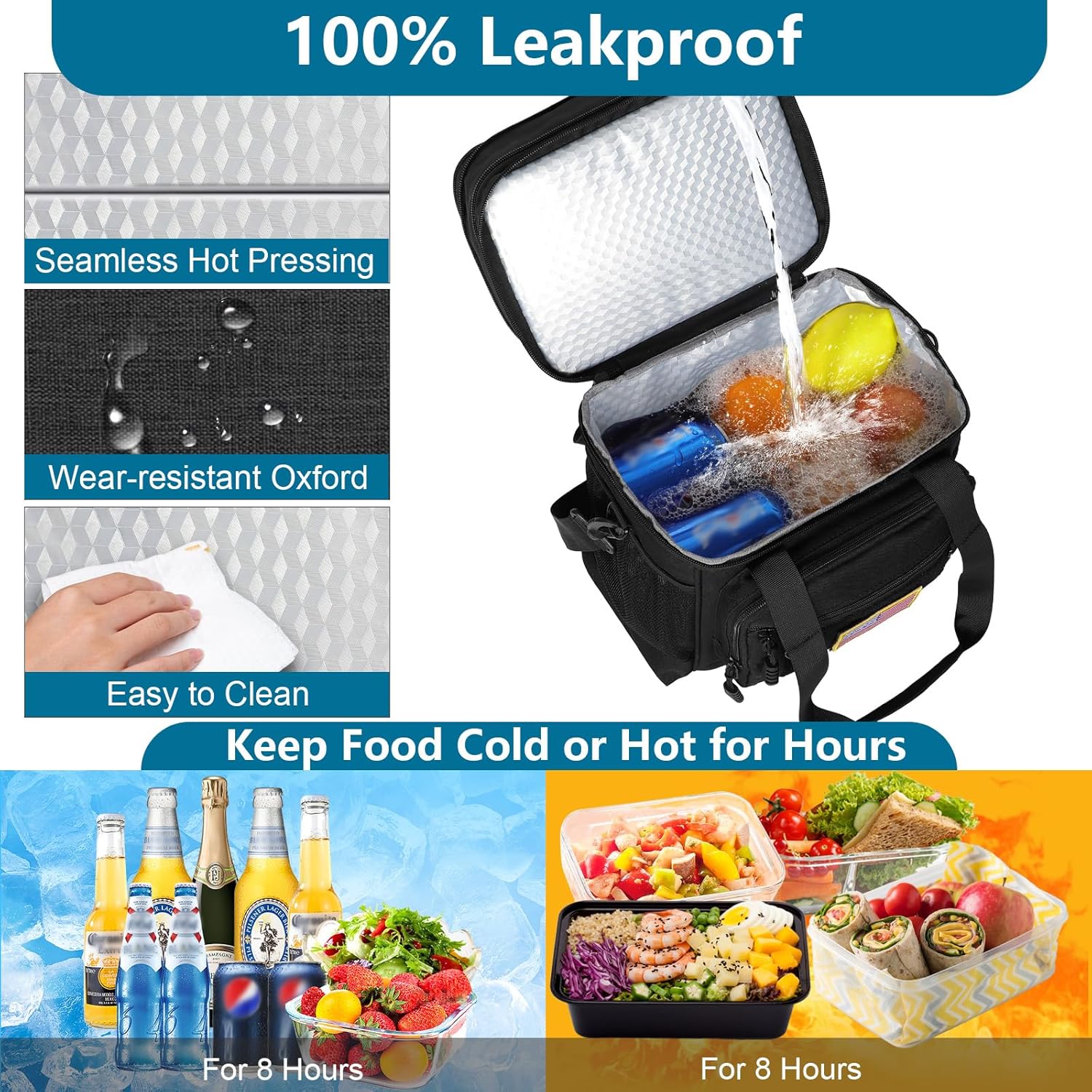 Thumbnail 4 de GLENKEY Double Deck Insulated Lunch Box