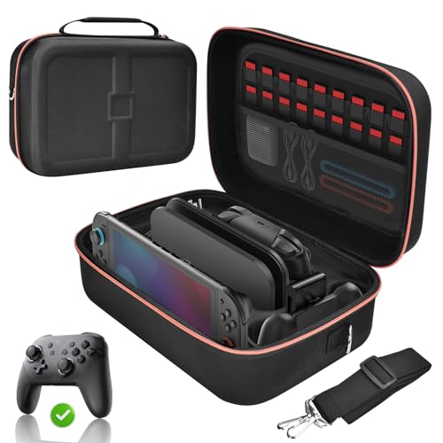 Detalle de Gorixer Sacoche de Protection pour Nintendo Switch 2/1/OLED, Noir