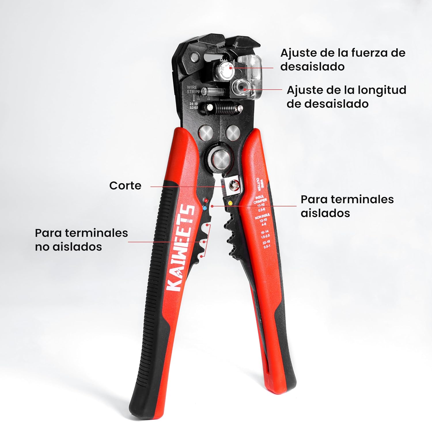 Thumbnail 5 de KAIWEETS KWS-103 pelacables automático 3 en 1