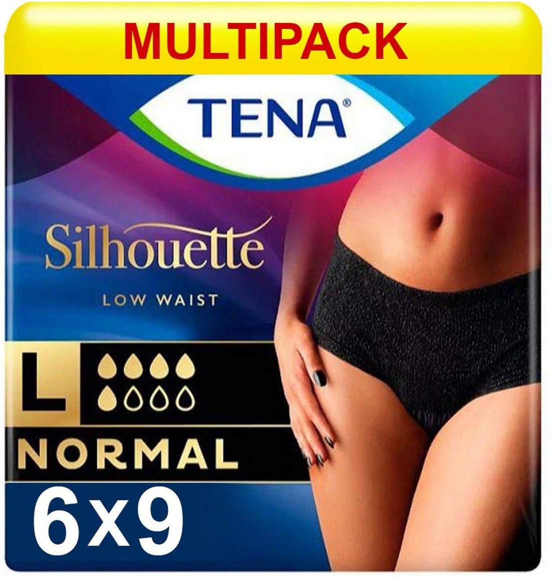 Thumbnail 4 de TENA Silhouette Noir Vita Bassa, Taglia L – 27 Mutandine assorbenti per perdite urinarie da donna