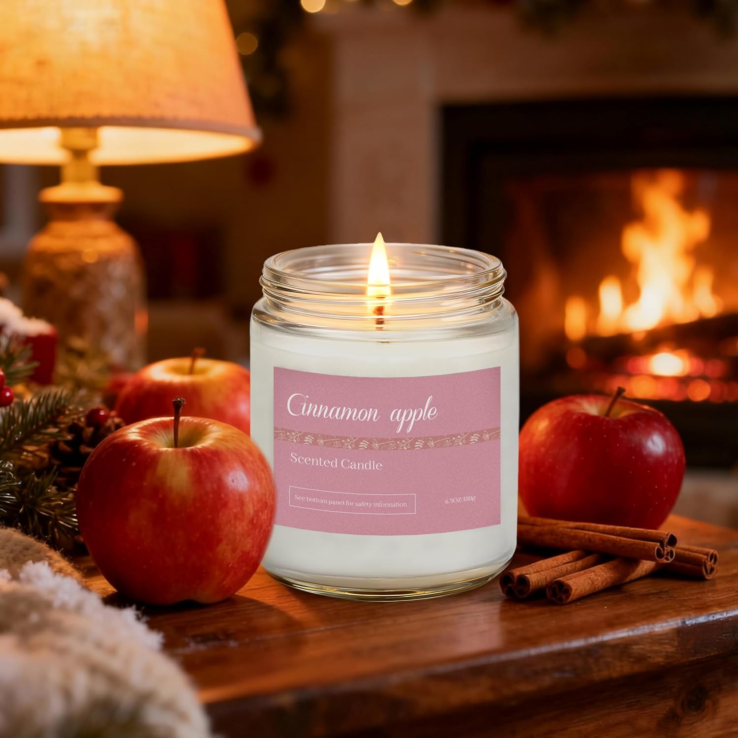 Detalle de PELN MD- Ca01025US Scented Soy Candle Gift Set, 6 Scents, 42 oz