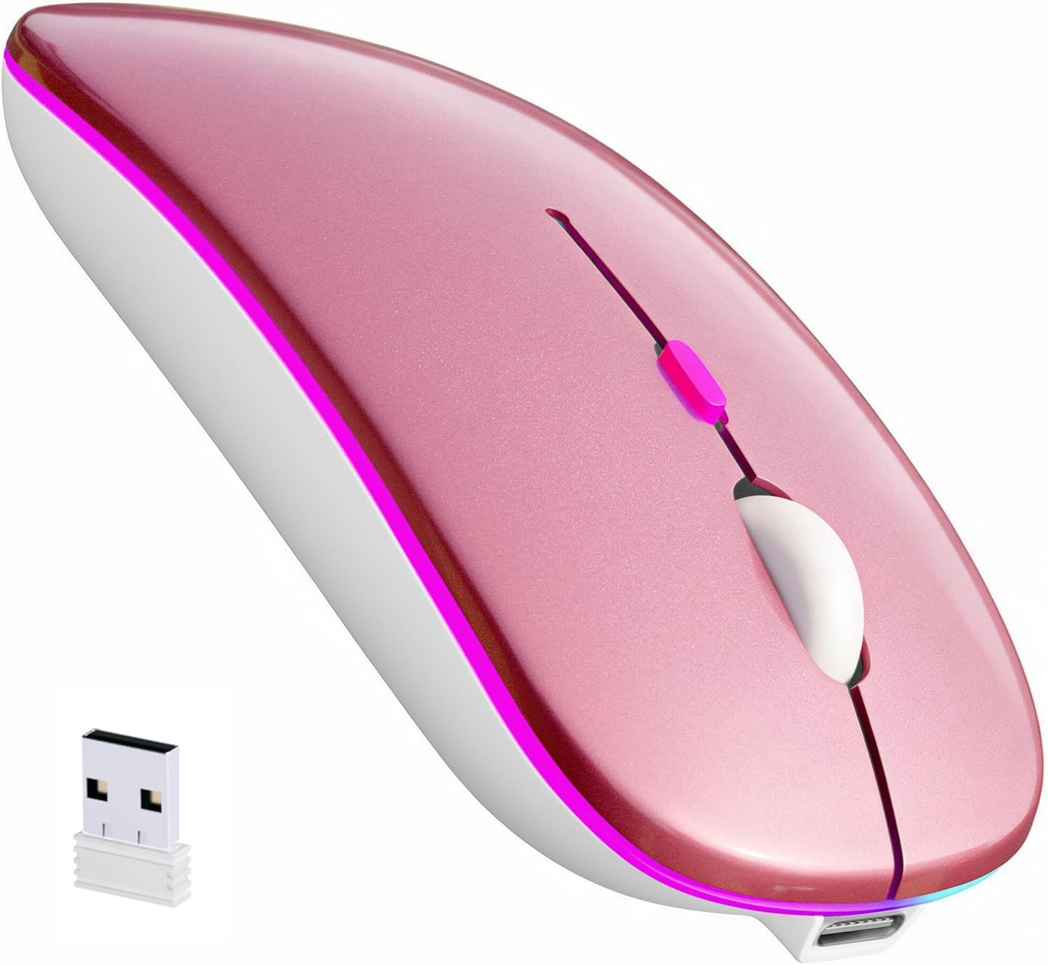 Detalle de NorOasis Wireless Mouse, Rose Gold