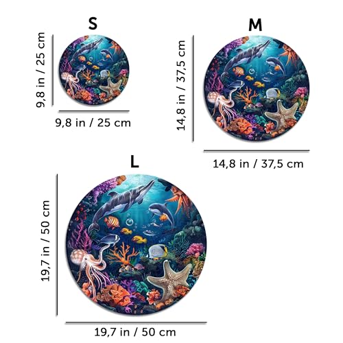 Thumbnail 4 de Iconic Puzzles Animaux Marins 600 pièces