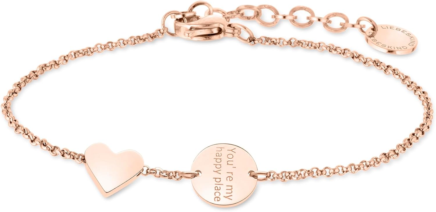 Thumbnail 5 de Liebeskind Berlin Statement-Armband Edelstahl mit IP Roségold, 20 cm