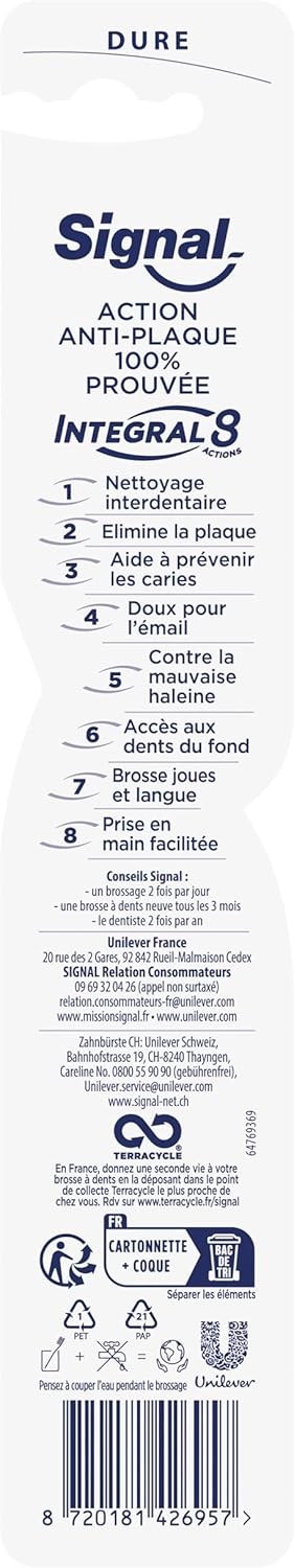 Detalle de Signal Integral 8 Brosse à dents Soin complet lot de 12 🪥