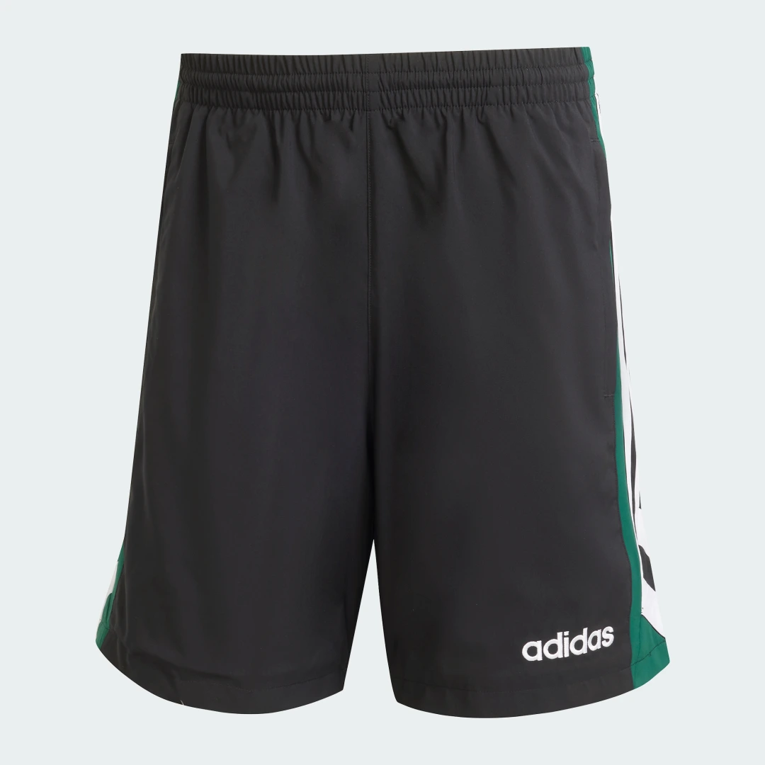 Detalle 2 de Pantalón corto de fútbol 90s Adidas — versátil y negro, para entrenos y partidos