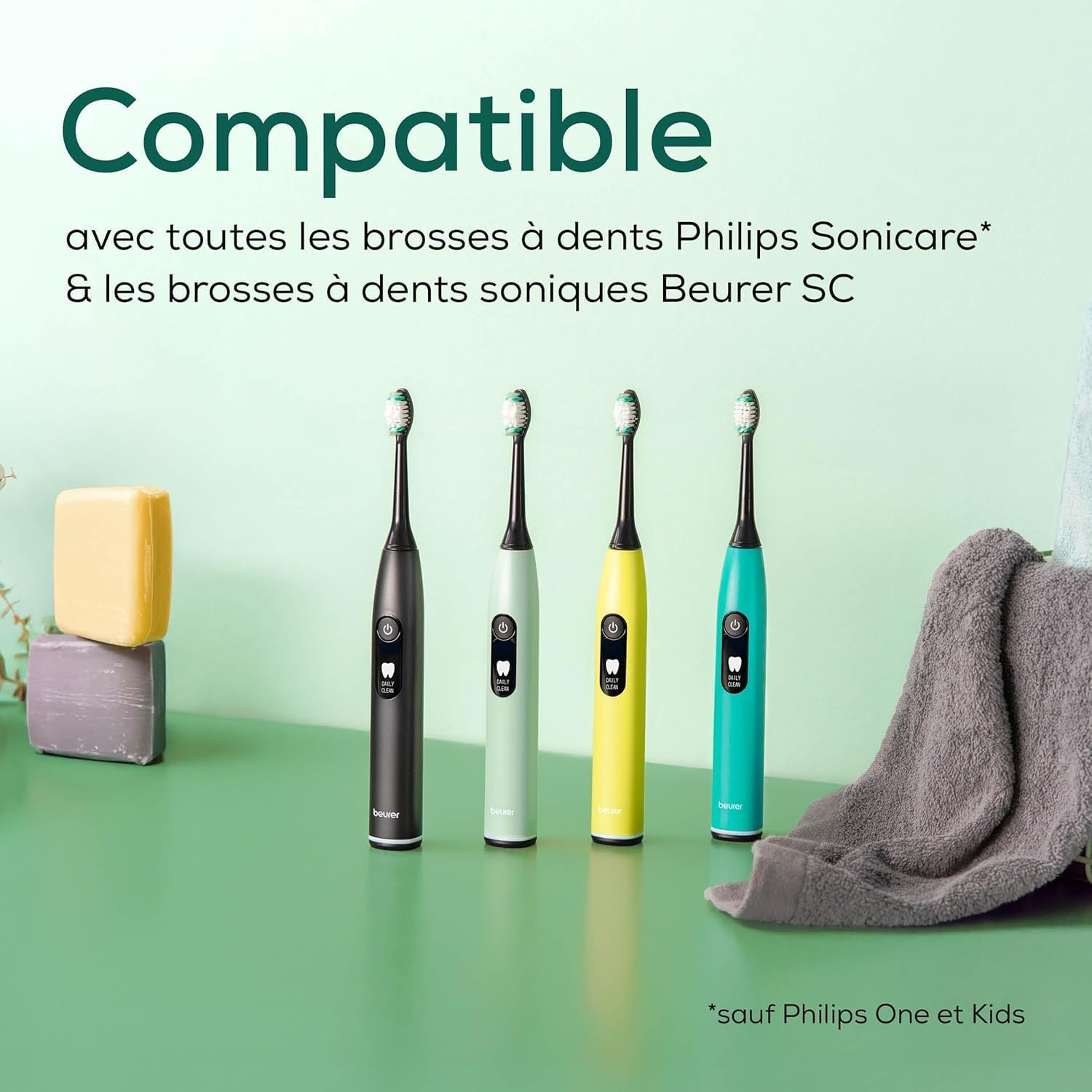 Thumbnail 3 de Beurer SC Premium Whiten 4 brossettes, dureté moyenne