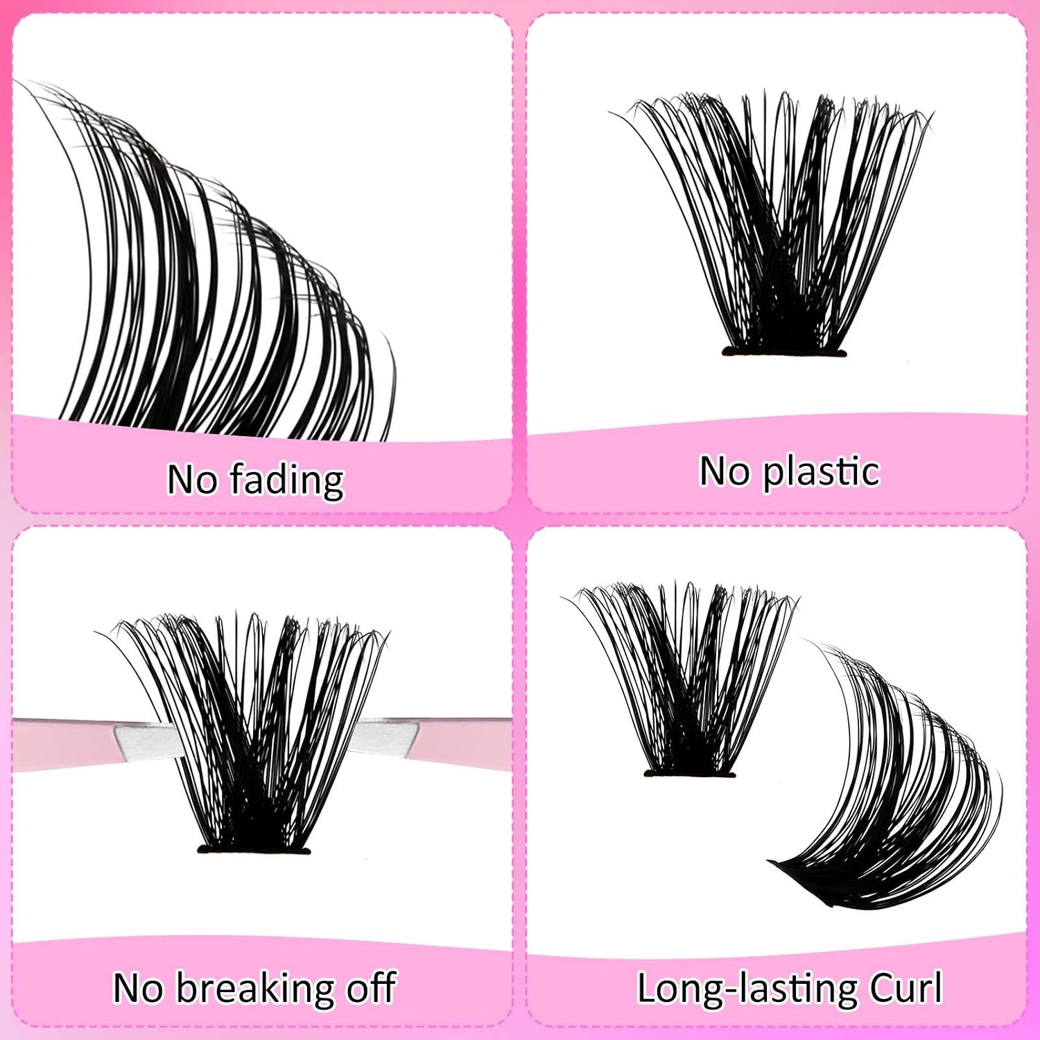 Thumbnail 4 de FADLASH DIY Wimpern Extensions 0,07 D 8–16 mm 80D