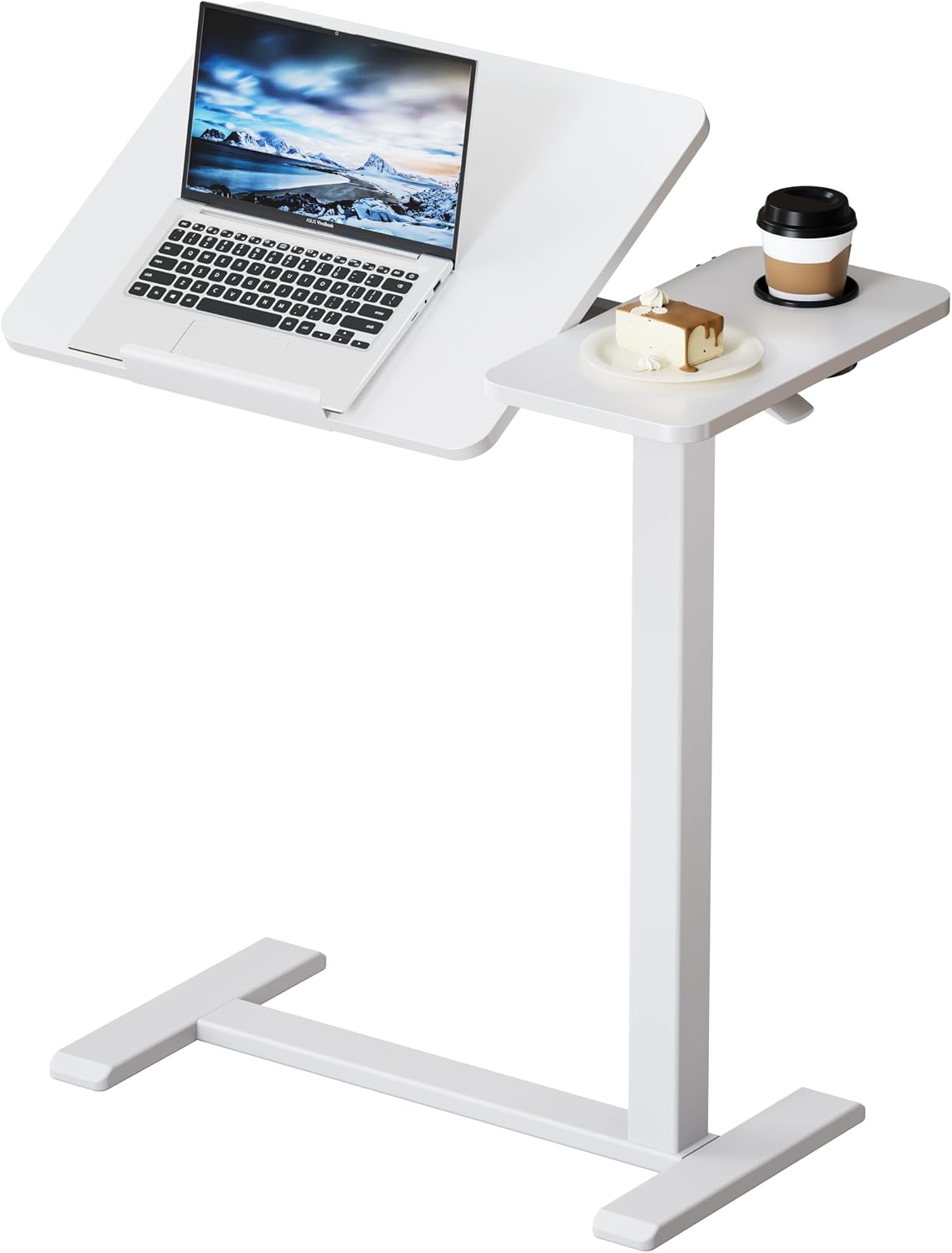 Detalle de BIZUM DM5050W2716WS Overbed Table with Tilt Top and Pneumatic Height Adjustment