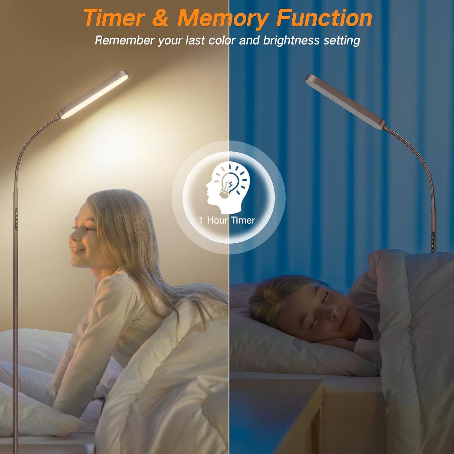 Detalle 1 de OUTON LED floor lamp 15W 1500lm