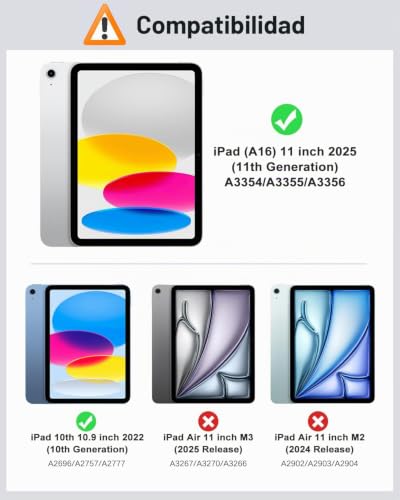 Thumbnail 1 de MoKo Funda para iPad A16 y iPad 10.9/11 pulgadas (Generación 11/10) — Plata