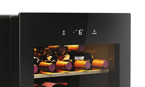 Detalle de Haier Wine Bank 50 Serie 3 Cantinetta Vino 34 Bottiglie – Monozona, Classe G