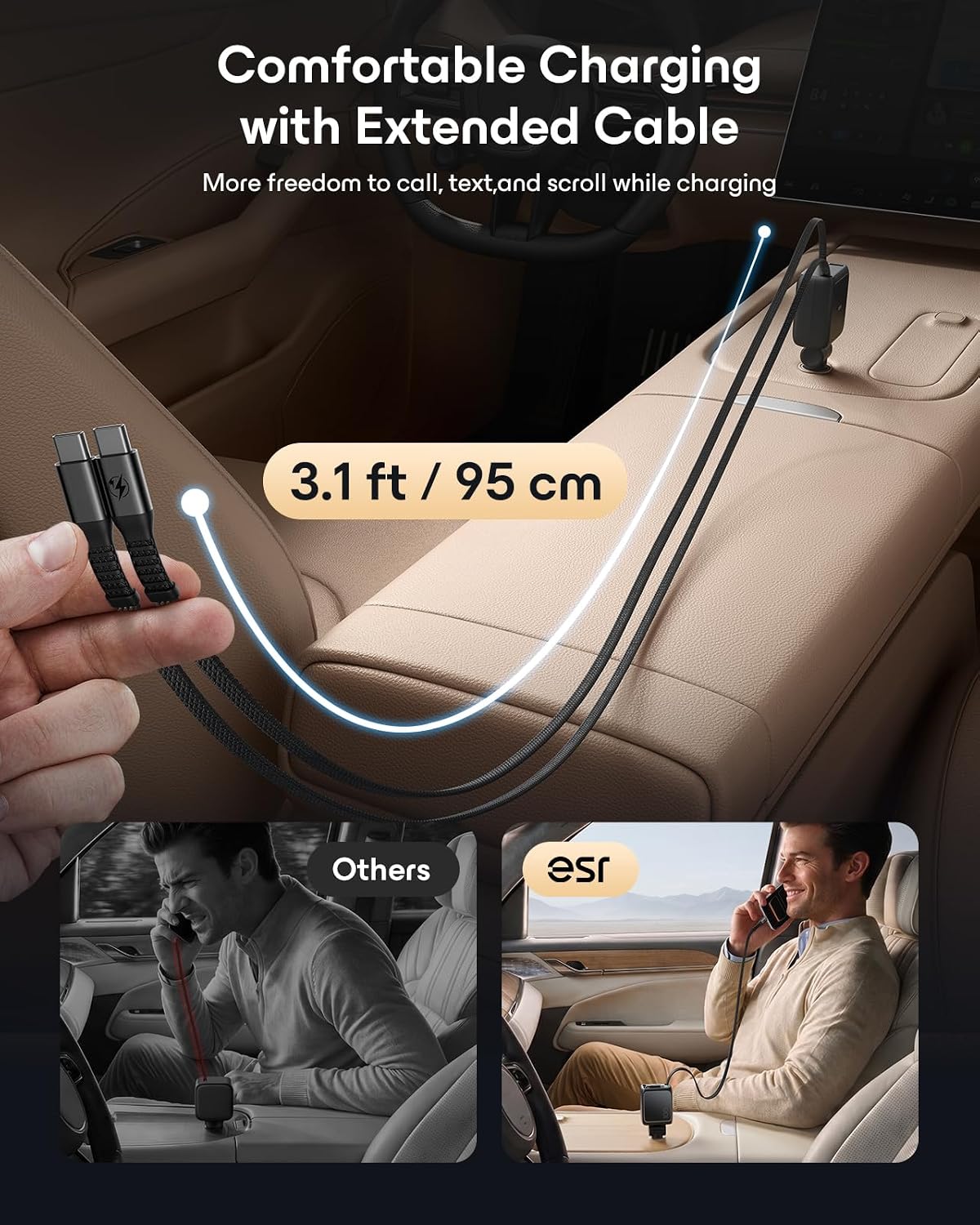 Detalle 1 de ESR Car Charger, 100W