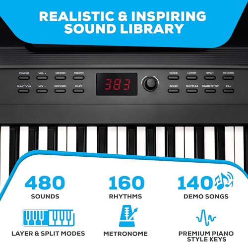 Detalle de Alesis Recital Play 88-Key Piano Keyboard Bundle