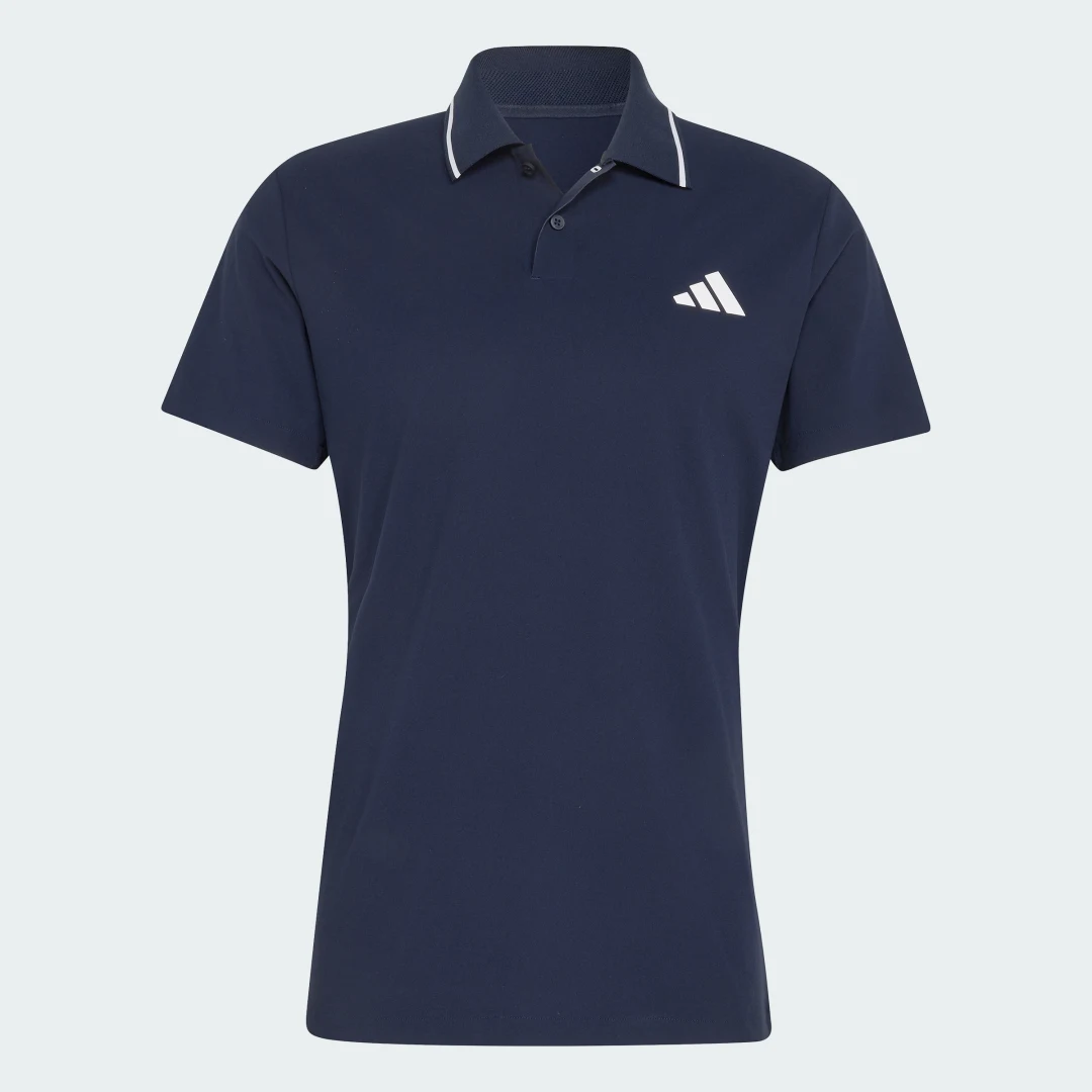 Detalle de Polo de tenis Climacool Freelift Pro de Adidas, en azul