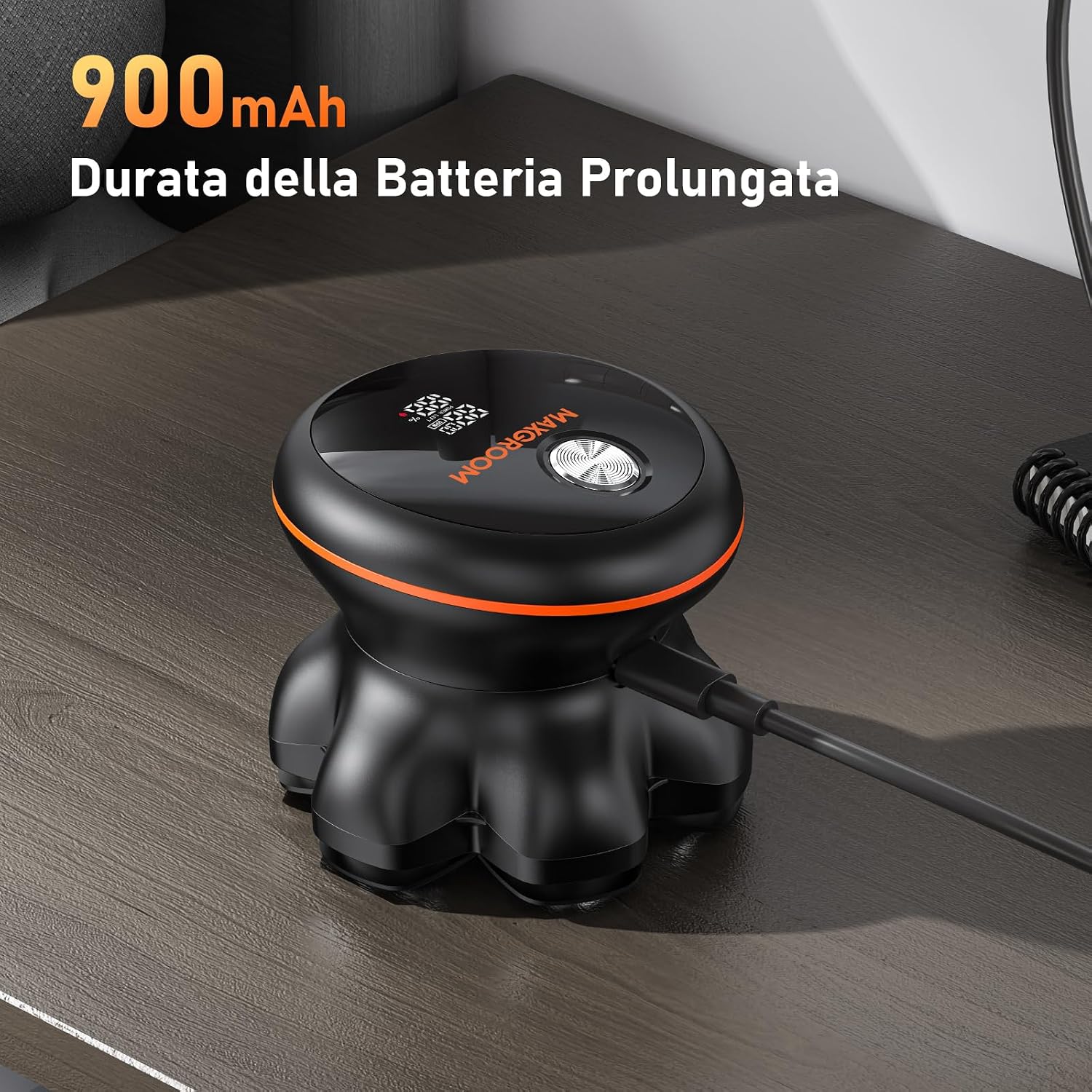 Detalle 2 de MAXGROOM 7D Rasoio Testa Calva 0 mm
