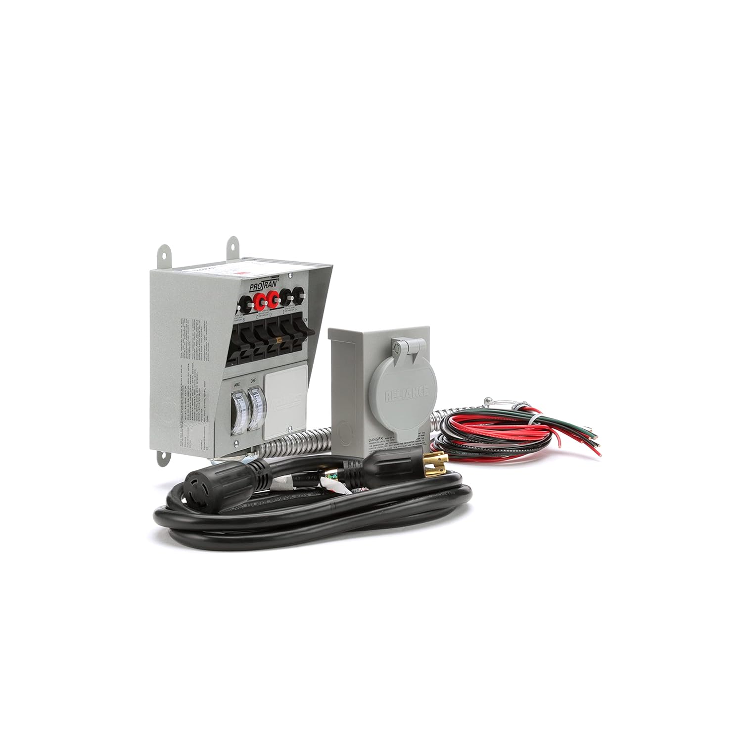 Thumbnail 4 de Reliance Controls 31406CWK 30 Amp 6-Circuit Pro/Tran Transfer Switch Kit for Generators (7500 Watts) — Gray