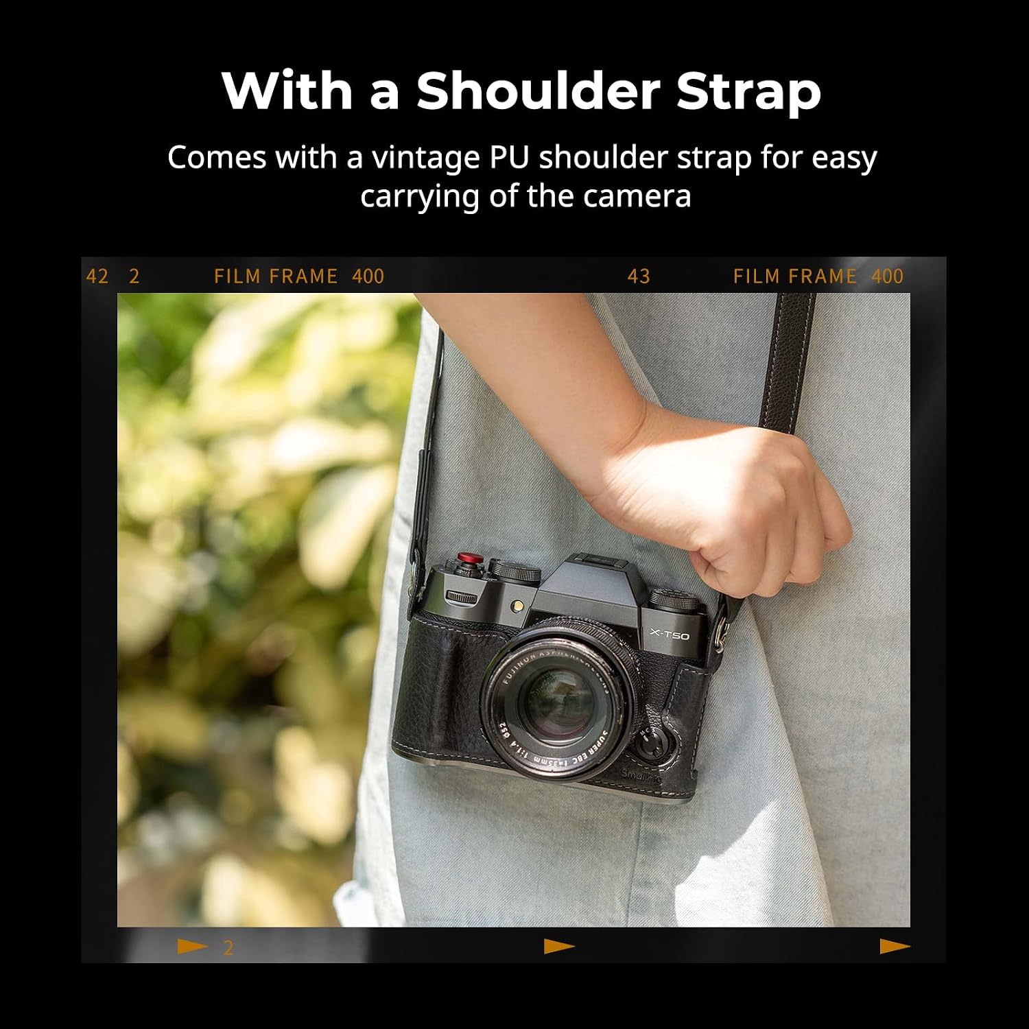 Detalle 2 de SMALLRIG X-T50 Half Leather Case Kit für FUJIFILM X-T50