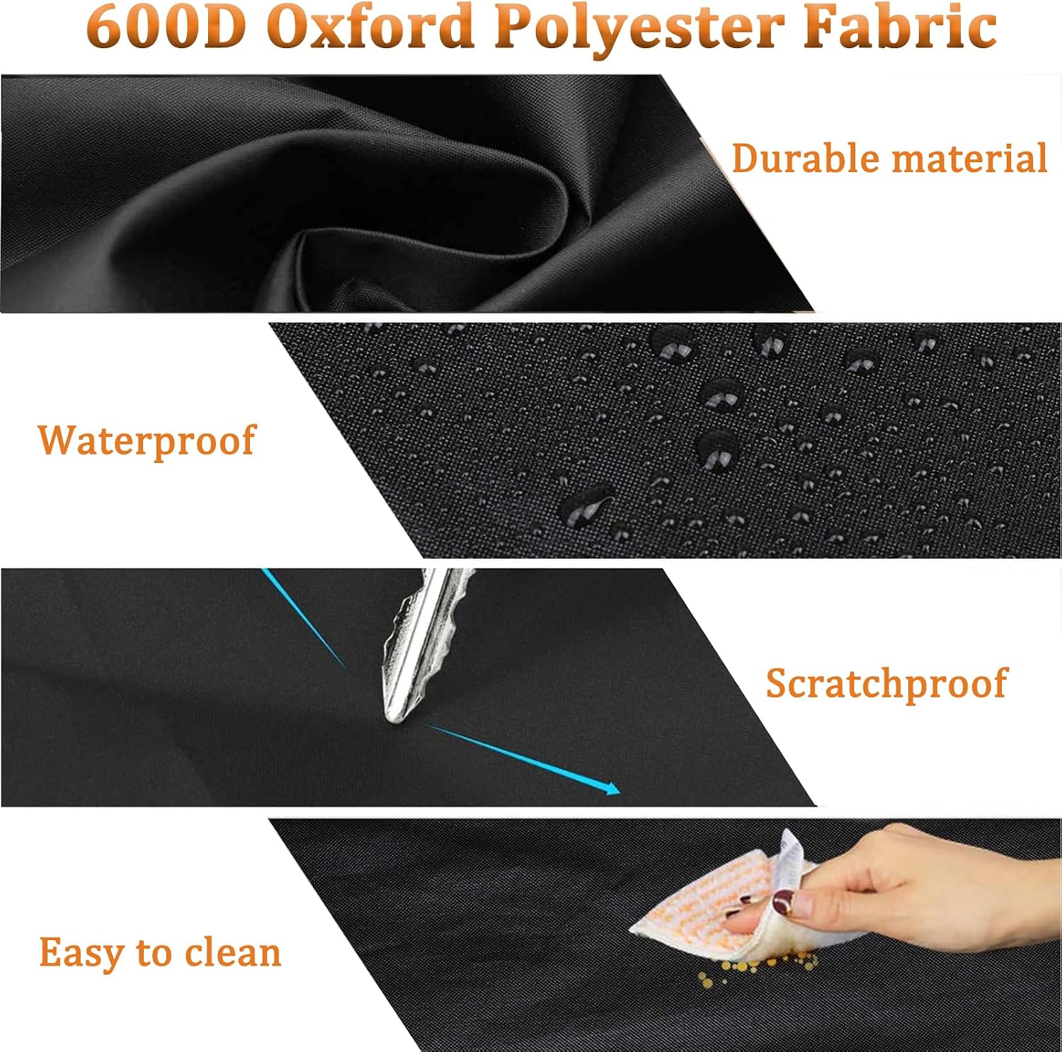 Thumbnail 6 de CGLEAM Snow Thrower Cover, 600D Oxford Waterproof Fabric with Windproof Buckles
