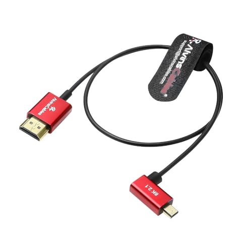Thumbnail 4 de Alvin's Cables 8K 2.1 Micro-HDMI a HDMI: cavo ultrab thin per registrazione 4K/8K e video pro