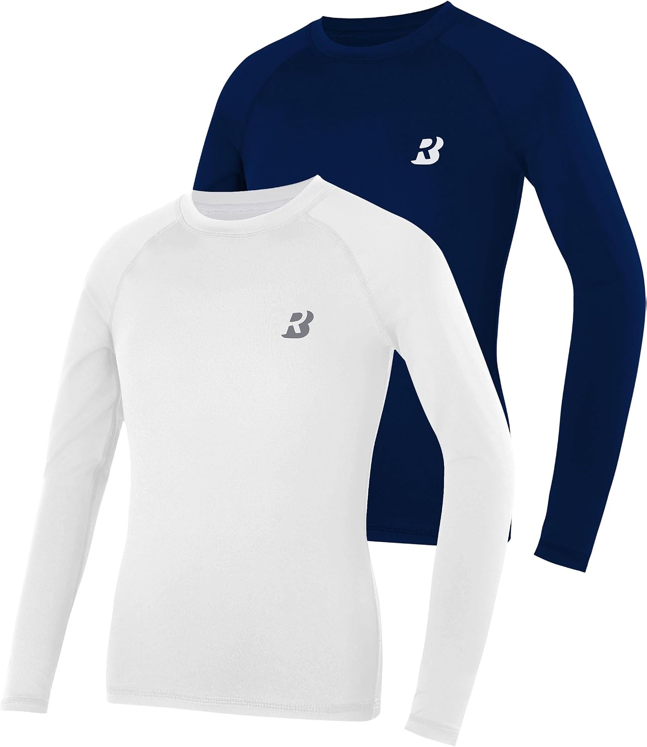 Thumbnail 6 de Roadbox Boys Base Layer Tops (1–2 Pack) – Kids Compression Shirts Long & Short Sleeve for Football and Sports