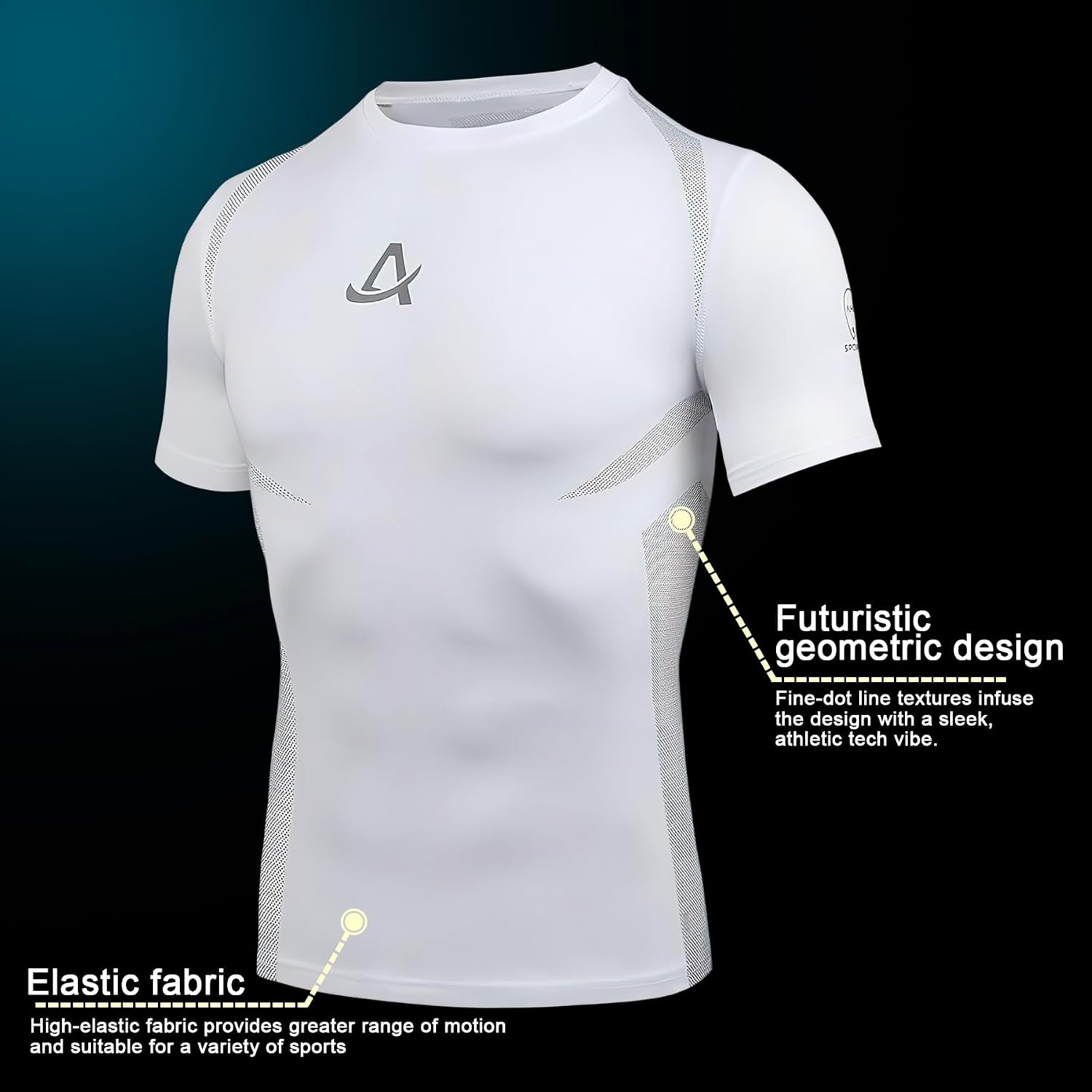 Detalle 2 de AMZSPORT maglia compressione