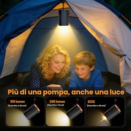 Thumbnail 6 de iFunSky Gonfiatore Elettrico Portatile 4000mAh: gonfia, sgonfia e illumina le tue avventure