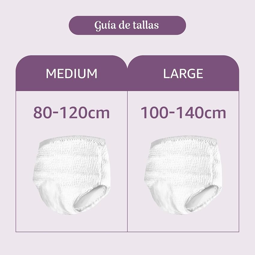 Thumbnail 4 de Amazon Basic Care Pantaletas Mujer Discreet L Plus 🌟 40 Lisos