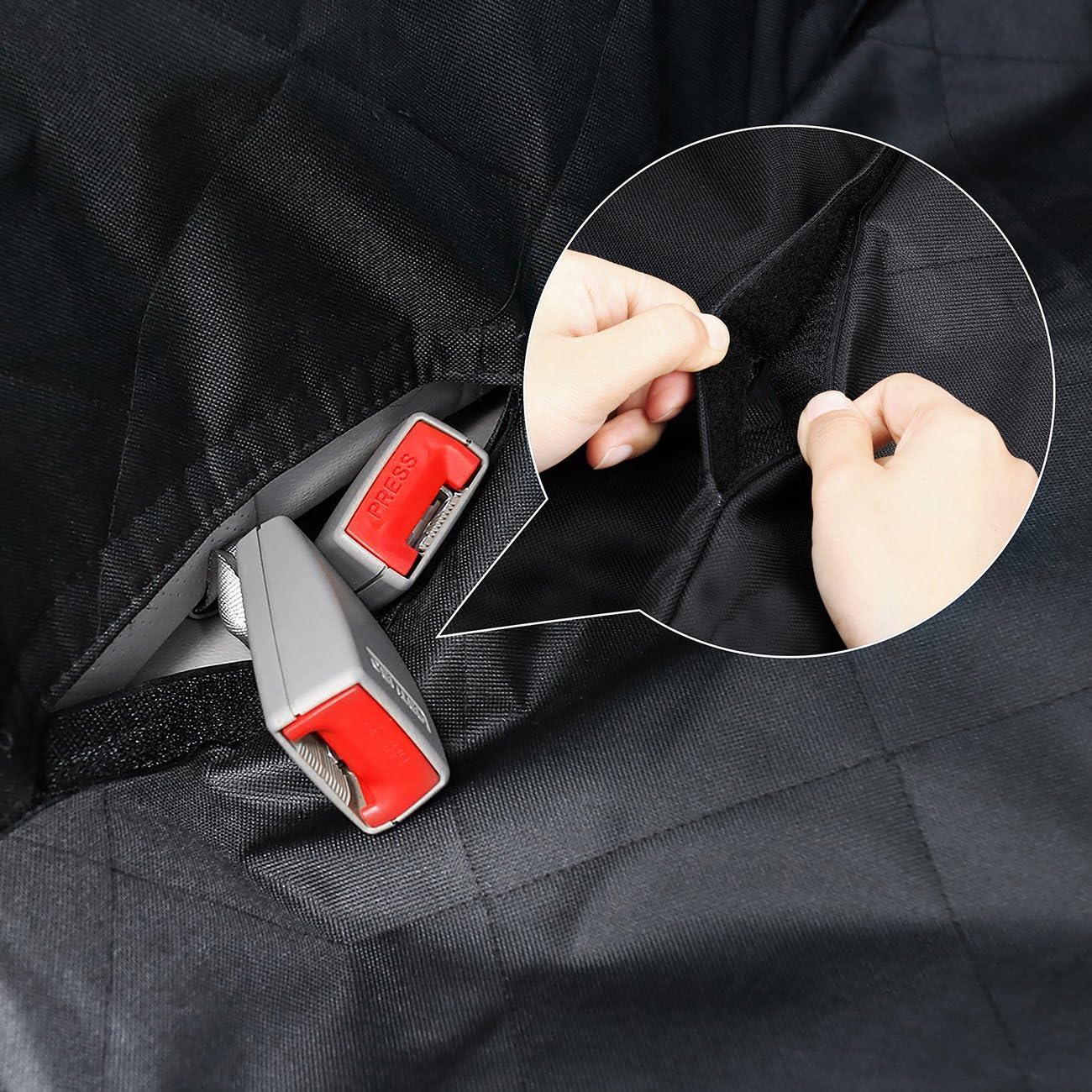 Thumbnail 4 de SHINE HAI Dog Car Seat Cover: Waterproof, Scratch‑Proof, Non‑Slip Back Seat Cover with Hammock Fit