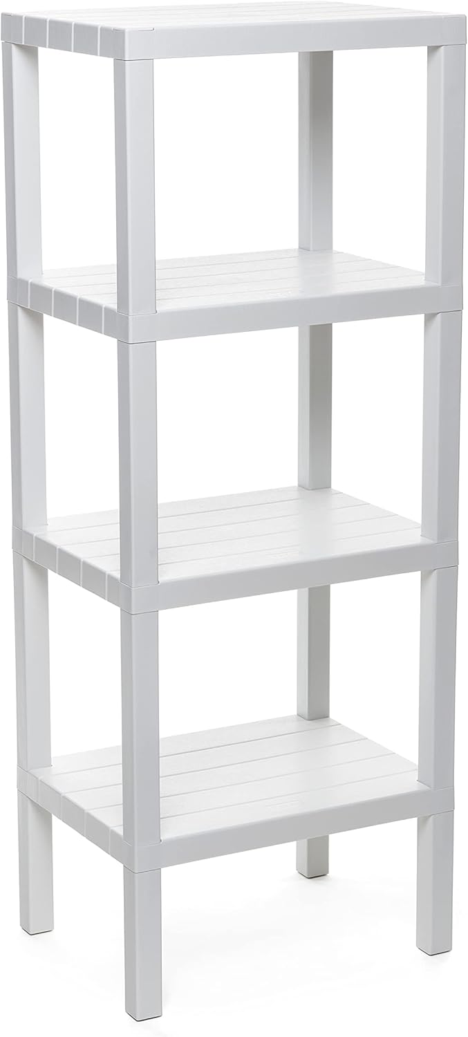 Imagen de Tatay Lombok Estantería Baño 4 Alturas Blanco en OfertitasTOP