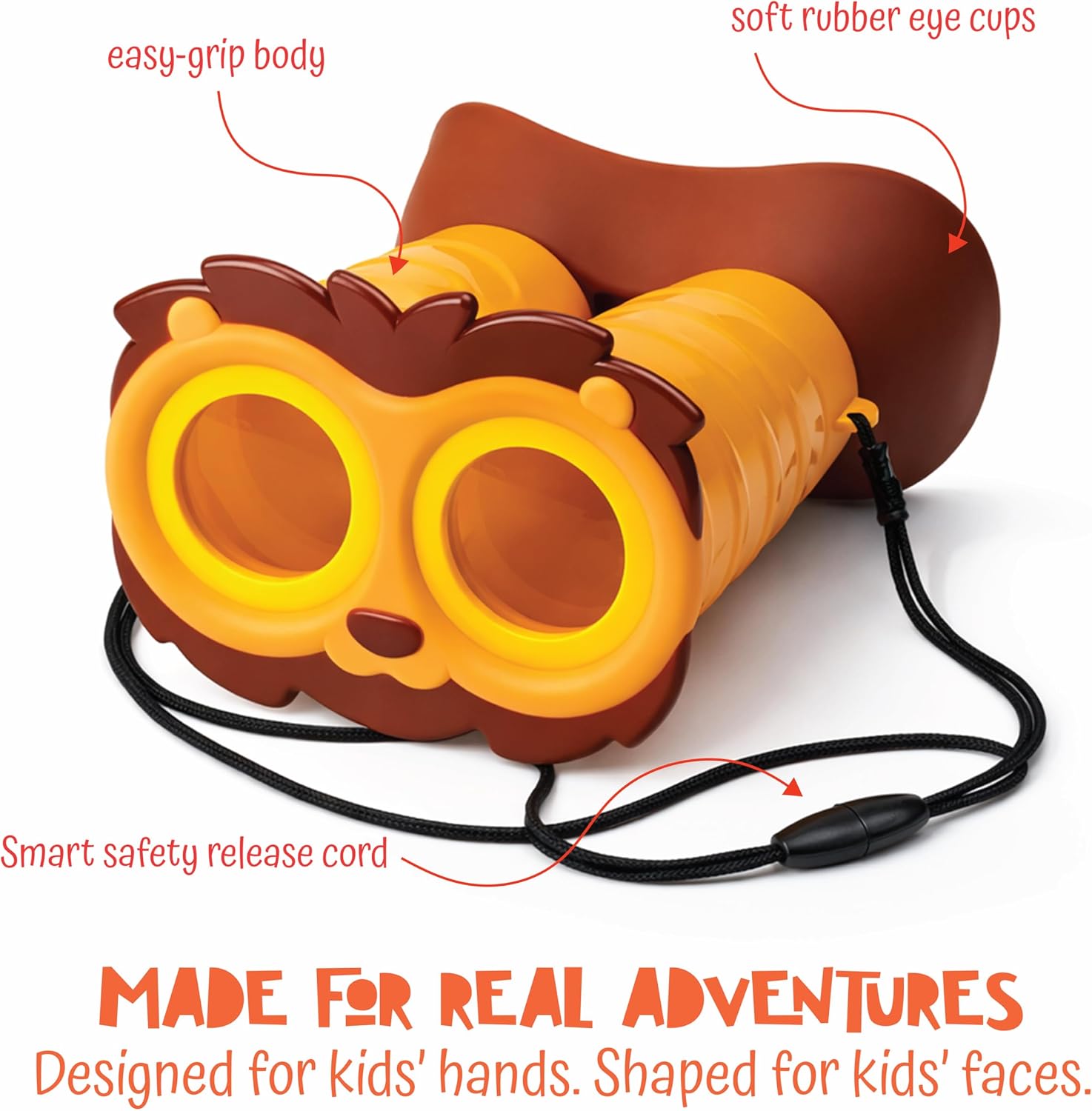 Detalle de Peekimals Kids Binoculars Lion Roar