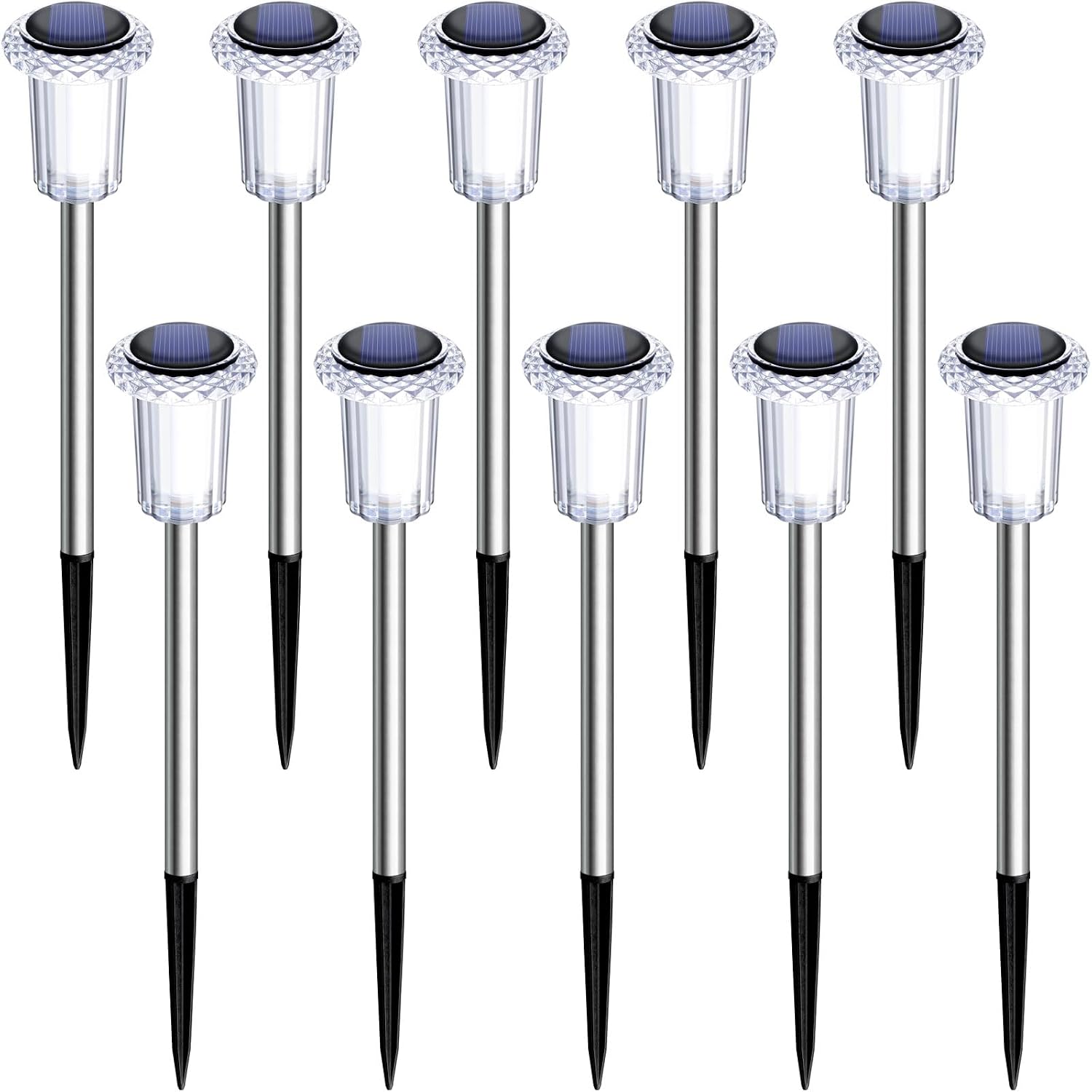 Thumbnail 6 de Gorrzai Solar Pathway Lights 10-Pack, 6000K Cool White, IP65