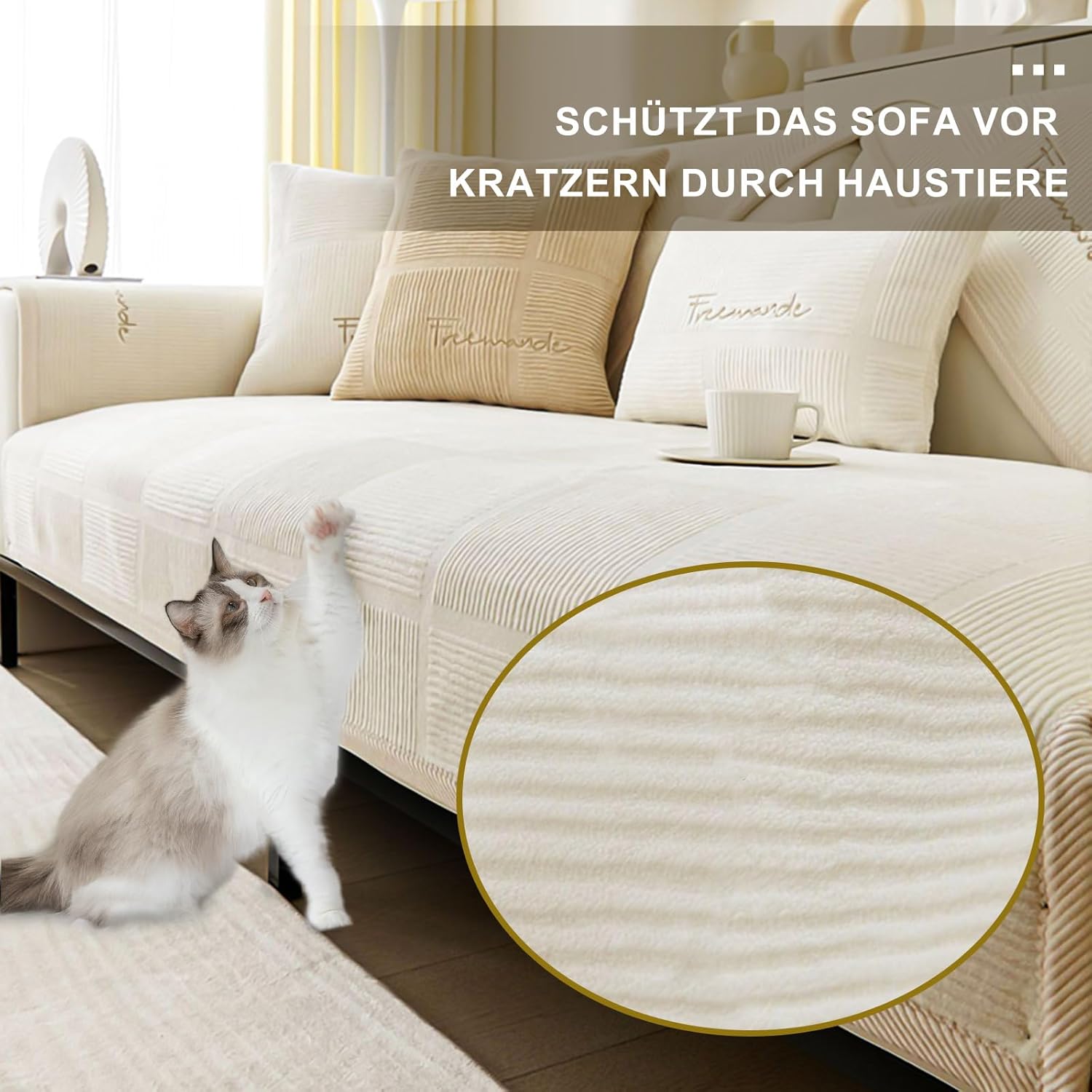 Thumbnail 3 de kogxscej Couch Überzug für Sofa-Überwurf