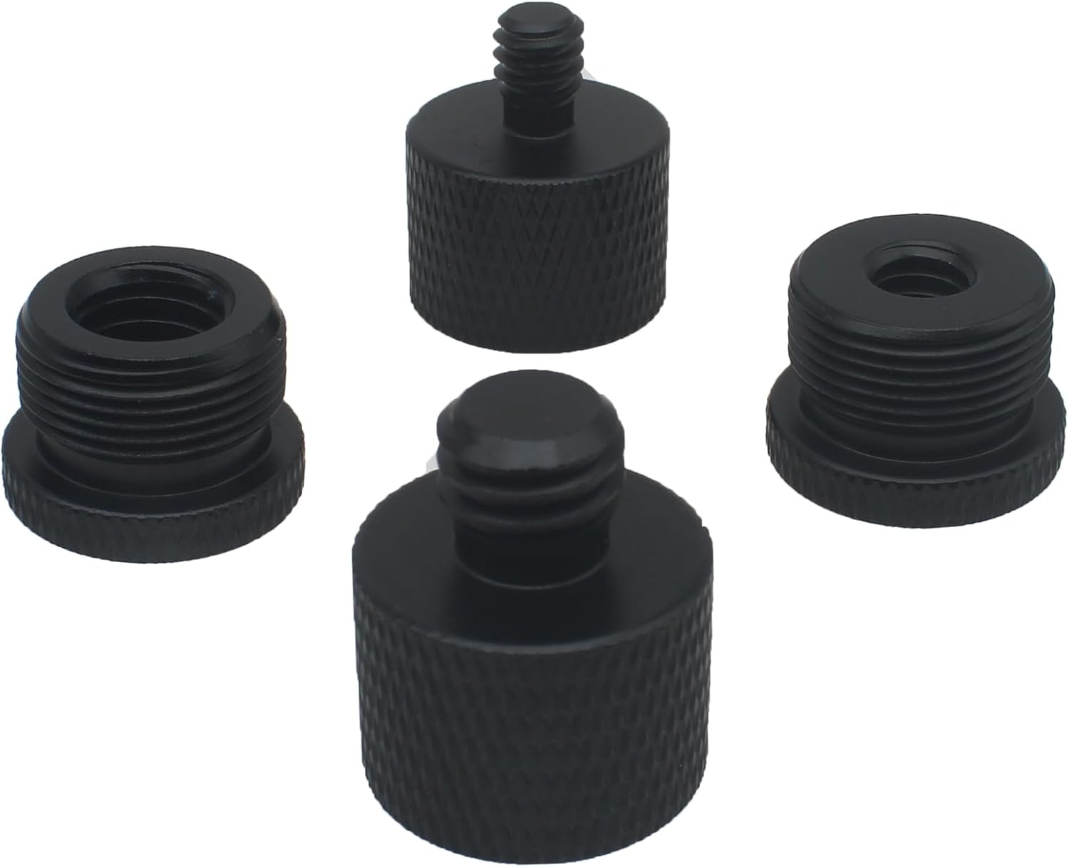 SYCZIOHU MIC-THREAD-SCREW-B-4 Microphone Stand Adapter Set, 4 Thread Converters