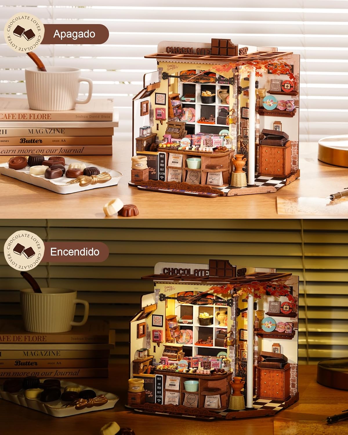 Thumbnail 4 de Rolife Henry's Chocolate Shop 330 piezas maqueta