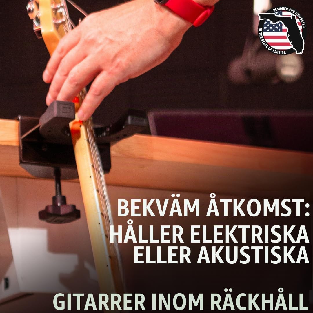 Thumbnail 6 de Gator Frameworks GFW-GTRDSKCLAMP-1000 – gitarrhalsfäste med skrivbordsklämma