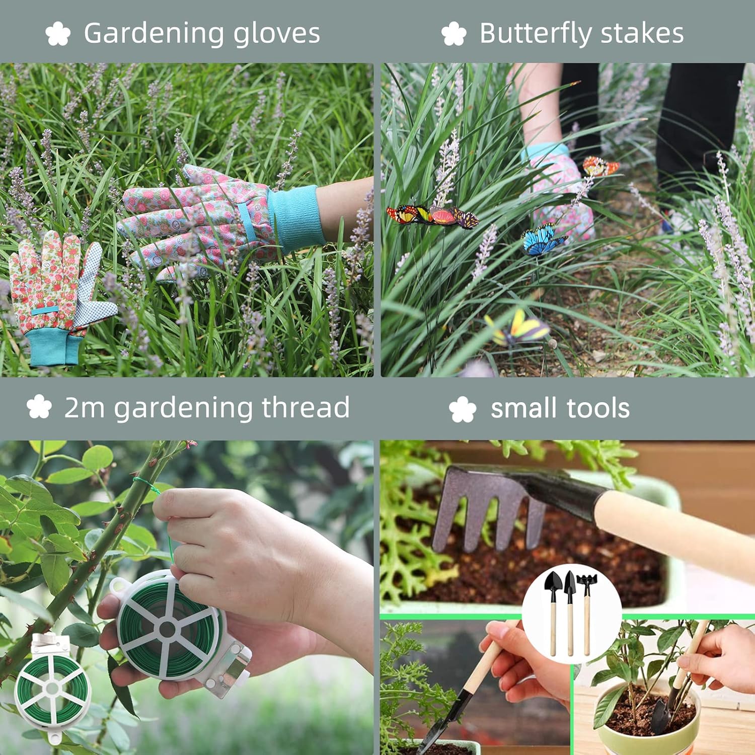 Thumbnail 5 de Juego de Herramientas de Jardinería 16 Pcs 🌺