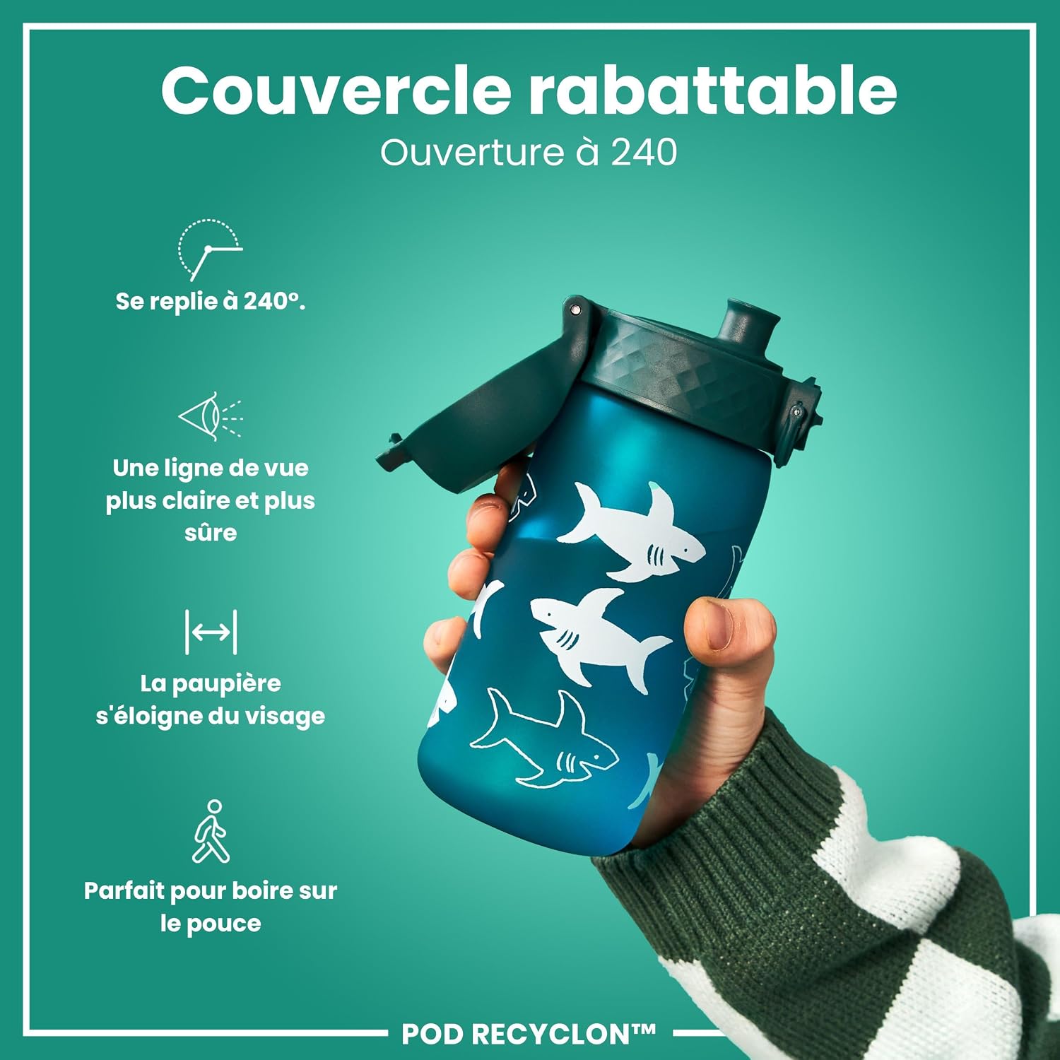 Thumbnail 3 de ion8 Gourde Enfant 350 ml anti-fuite 🥤