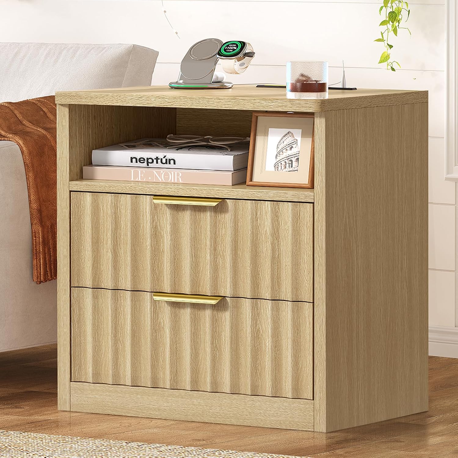 Detalle 2 de TEENFON Nightstand, Natural