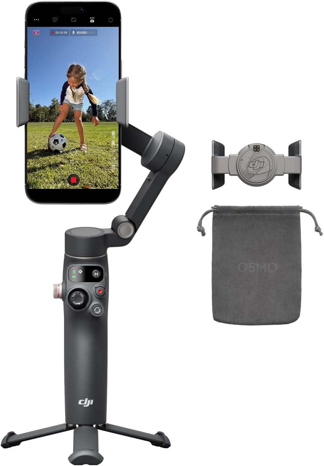 Detalle de DJI Osmo Mobile 8 190021165779 Phone Gimbal with 360° Tracking