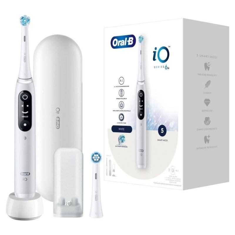 Detalle de Cepillo de dientes eléctrico Oral-B 445234: 5 modos, sensor de presión y cuidado para encías