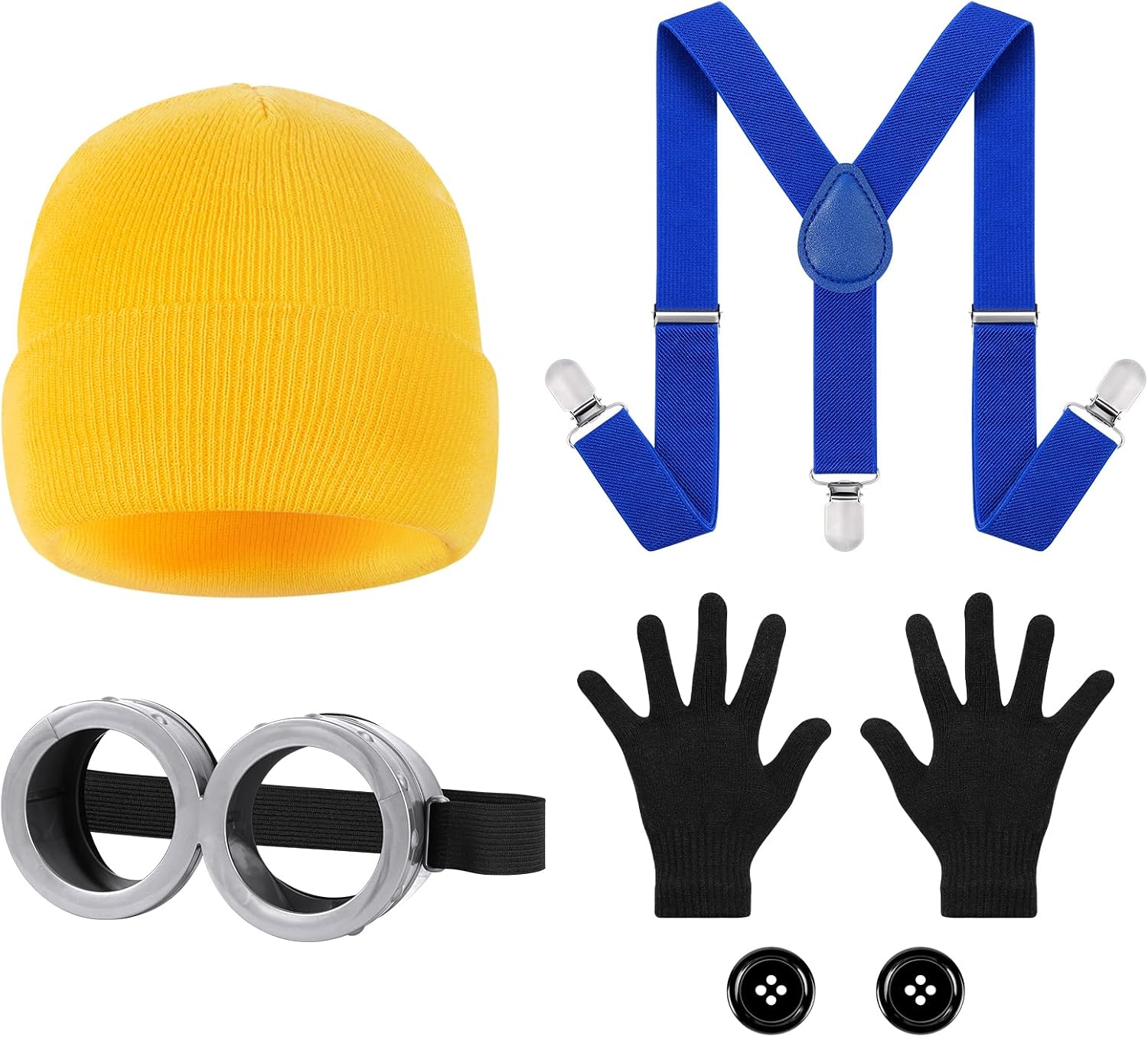 Thumbnail 4 de BSBUY 7 Pcs Yellow Costume Accessories Set 🎭