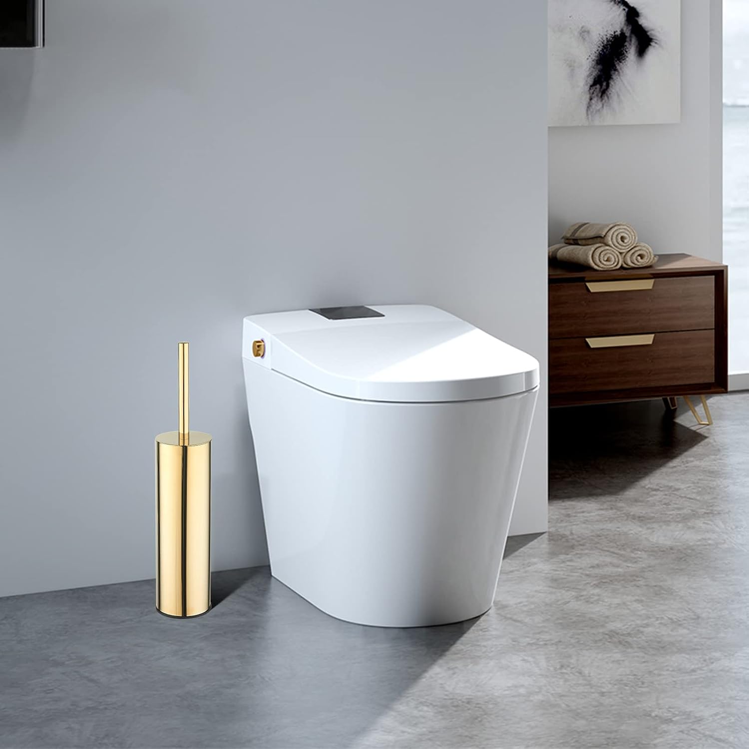 Thumbnail 3 de BGL 304 Gold Toilet Brush Holder Stand