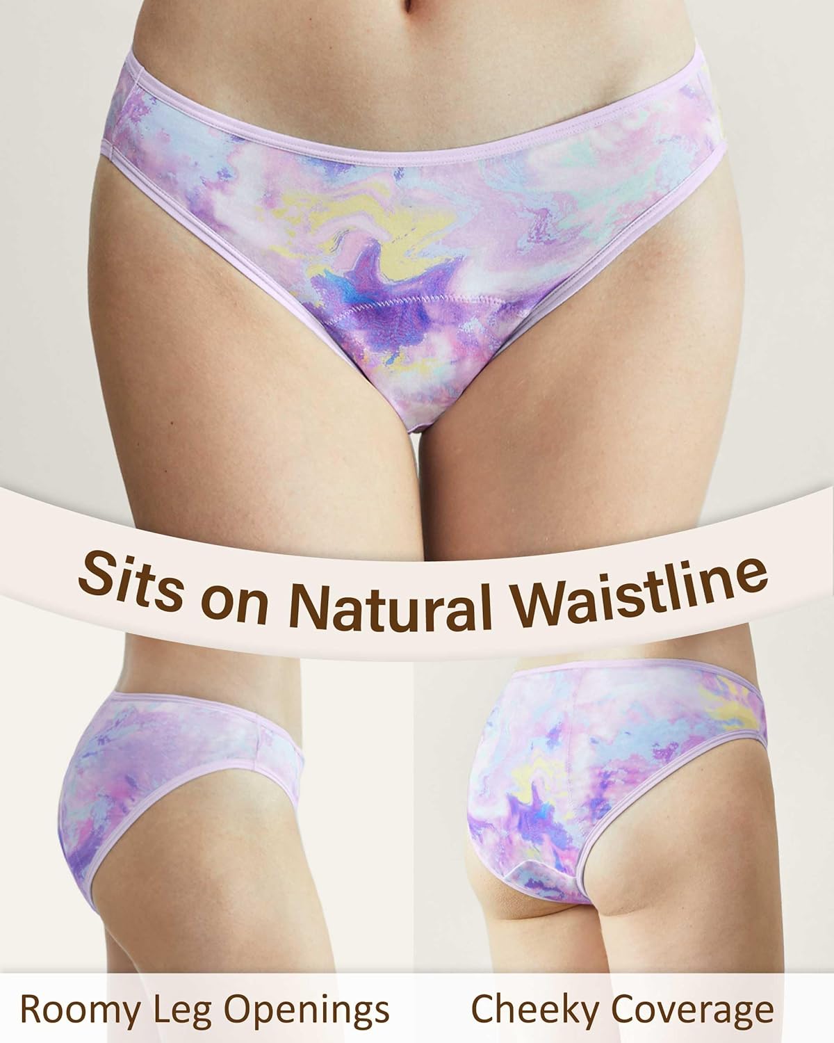 Thumbnail 4 de Neione Culotte menstruelle Flux Très Abondant en modal (slip brésilien anti-fuite) pour femme