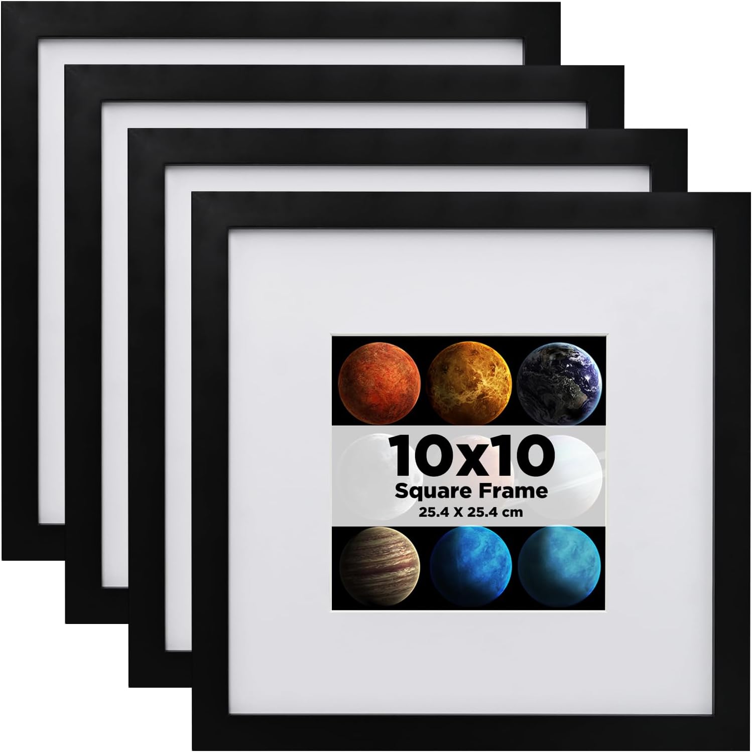 Thumbnail 6 de EGOFINE 14x11 Solid Wood Photo Frame 4 Pack